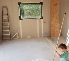 Placo de la pi&egrave;ce de vie