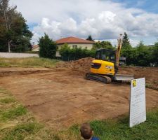 Terrassement en cours