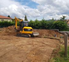 Terrassement en cours