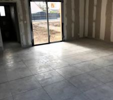 Carrelage du salon/cusine