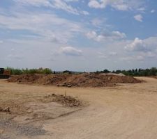 Avancement des travaux du lotissement.