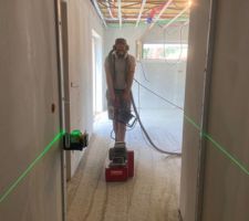 Rabotage de la dalle