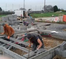 Très content pour l'instant
Les ouvriers travaillent bien