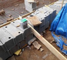 Coffrage sévère car 20 tonnes de béton ça pousse fort!