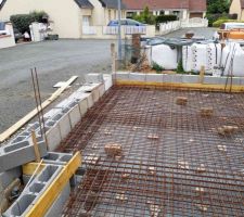 Coffrage sévère car 20 tonnes de béton ça pousse fort!