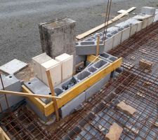 Coffrage sévère car 20 tonnes de béton ça pousse fort!