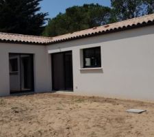 Gravillonnage du pourtour de la maison