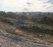 Terrain en cours de viabilisation