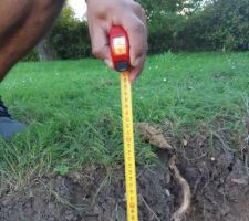 Terrassement ! Nickel pour la profondeur et largeur !