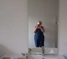 Miroir posé en dépit du bon sens