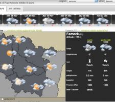 De    en     froid . du 29 nov au 3 décembre
