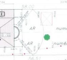 Implantation le nord est a midi