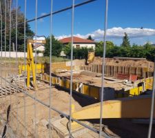 Coffrage murs de soubassement