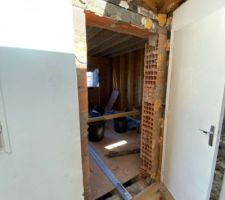 Ouverture de la porte de la suite parentale en r+1