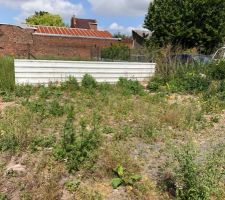 Photo concernant les d&eacute;bris laiss&eacute; sur le terrain