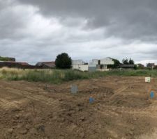 Terrain en fin de viabilisation