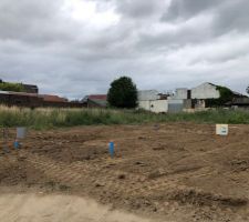 Terrain en fin de viabilisation