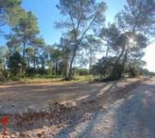 Notre terrain 3000m2