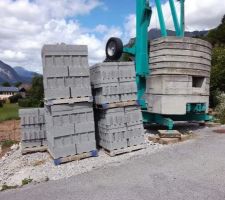 Livraison des matériaux