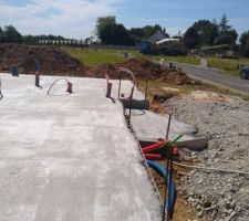 Dalle a &eacute;t&eacute; coul&eacute;e aujourd'hui