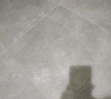 Carrelage de la SDD, wc et cellier