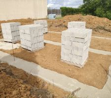 Fondations effectu&eacute;es le 07/07/2020