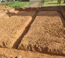 Terrassement fait le 03/07/2020 + abattage et dessouchage des arbres