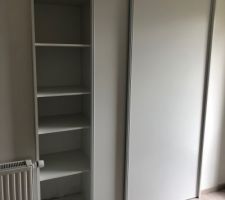 Porte du dressing installées