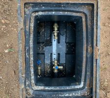 Viabilisation en eau avant pose du compteur