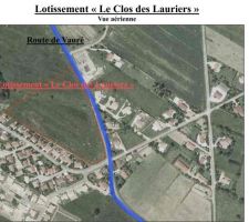 Vue a&eacute;rienne de l'emplacement du lotissement....

Quasiment la campagne !