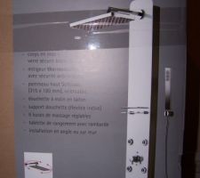 Colonne pour la douche à l'italienne