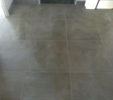Carrelage sol commun étage