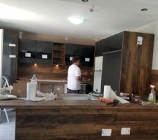 Cuisine en cours d'installation par My cuisine bezon
