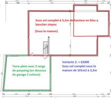 Sous sol avec la variante 2