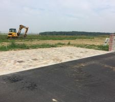 Arriv&eacute;e du terrassier