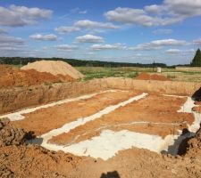 Coulage des semelles