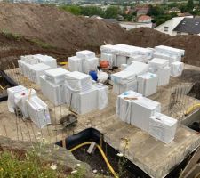 Livraison des blocs du RDC.