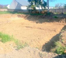 Terrassement pour le vide sanitaire