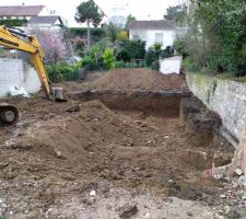 Terrassement, le trou se forme