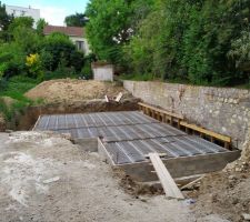 Dalle du sous-sol en cours