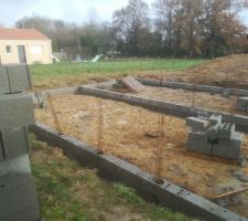 D&eacute;but des travaux du vide-sanitaire