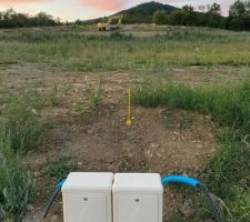 Bornage des terrains du haut