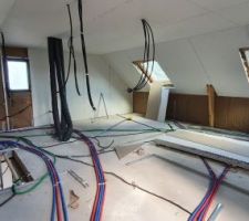 Placo en cours
Étage