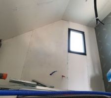 Placo salle de bain étage (place renforcé type "habito" pour les pièces humides)