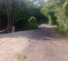 Acc&egrave;s de chantier r&eacute;alis&eacute; par l'agence immobili&egrave;re