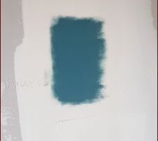 Test peinture chambre parentale