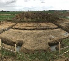 Vue panoramique des fouilles