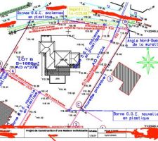 Notre terrain avec implantation maison