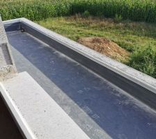 Toit plat d'une partie de la cuisine