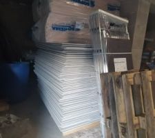 Stockage garage, Fermacell, XPS, échafaudage...